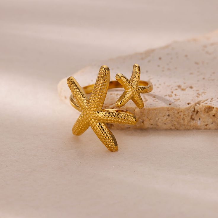 Starfish Stainless Ring