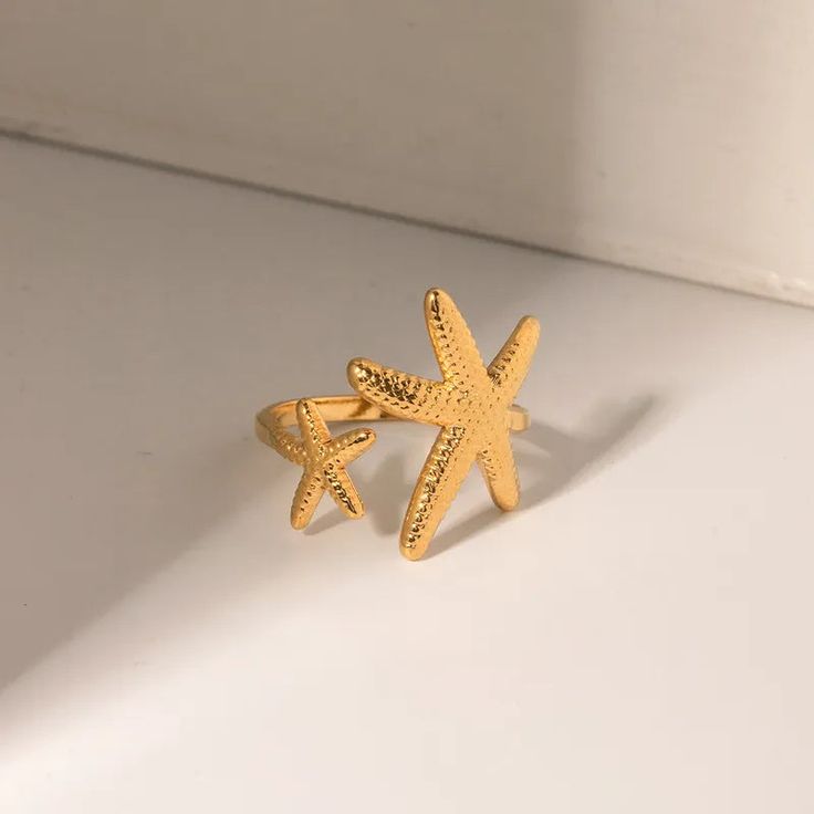 Starfish Stainless Ring
