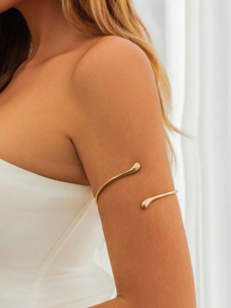 Elegant Gold-Plated Arm Cuff