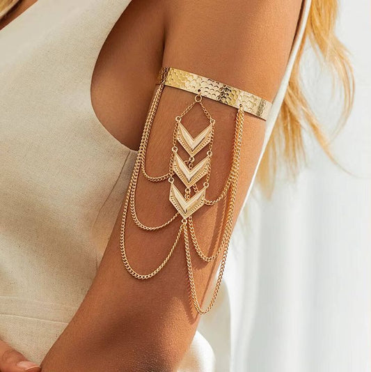 Gold Boho Arm Cuff
