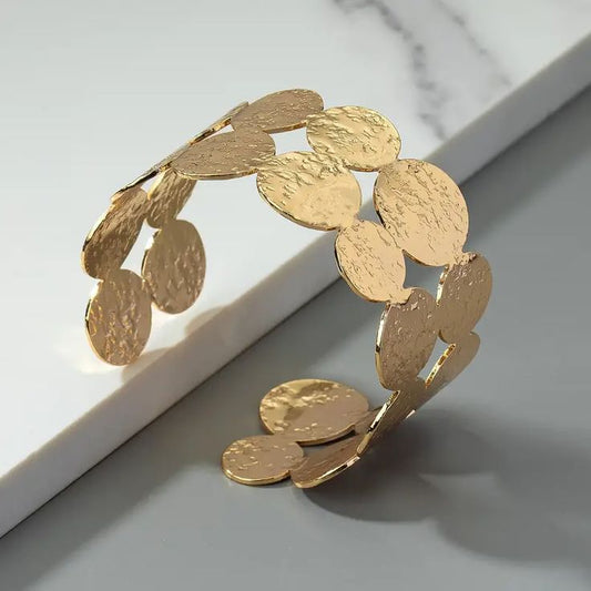 Coin Style Cuff
