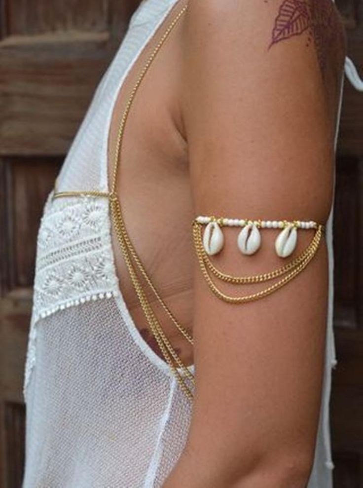 Shell Arm Bracelet