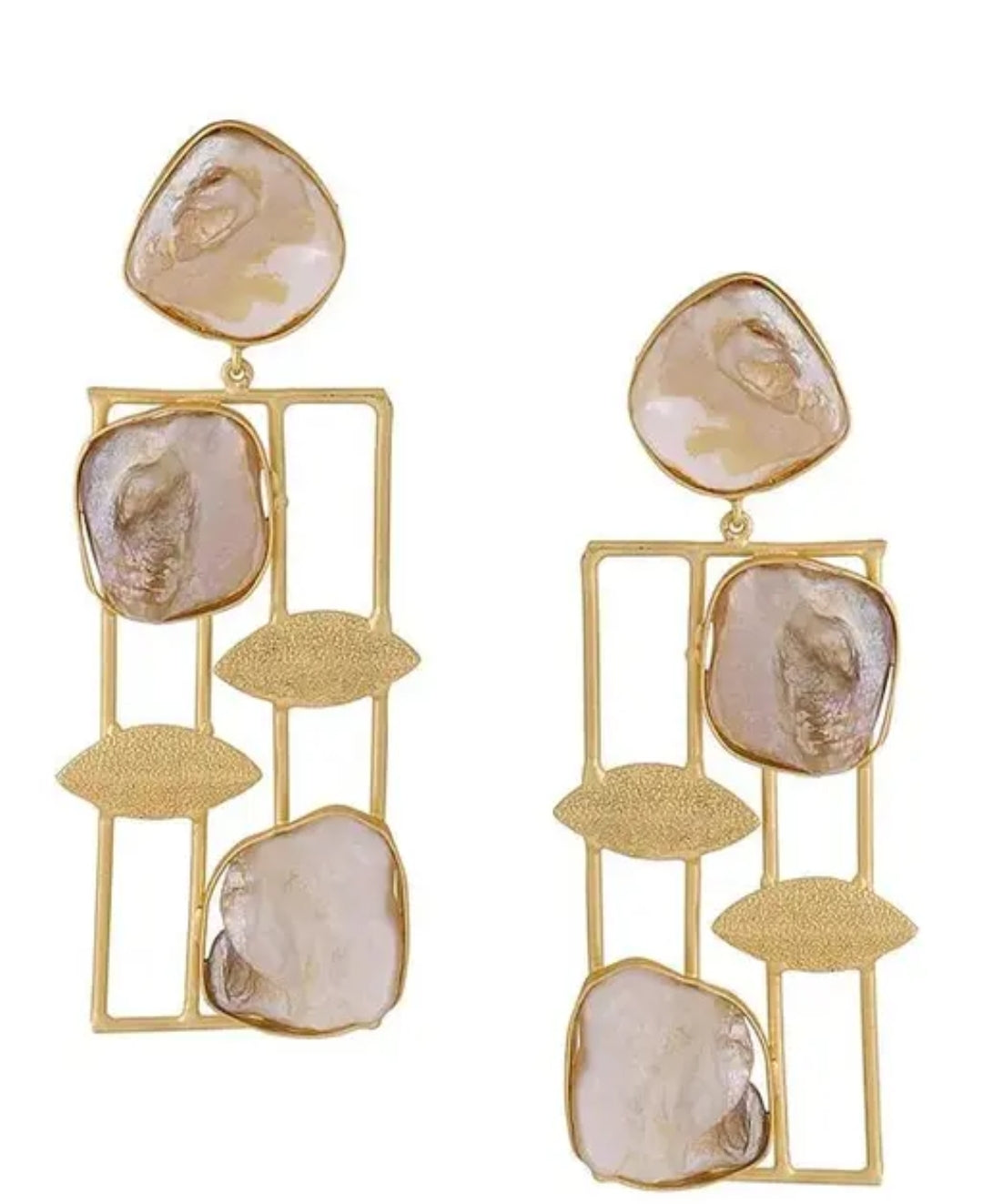 PAL STONE HANGING EARRING