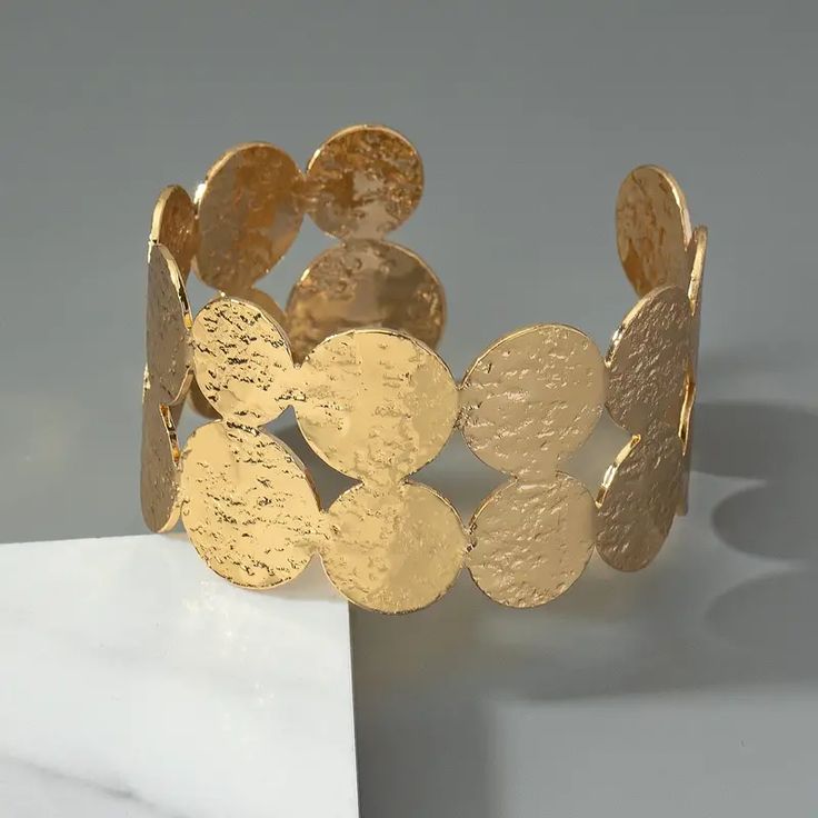 Coin Style Cuff