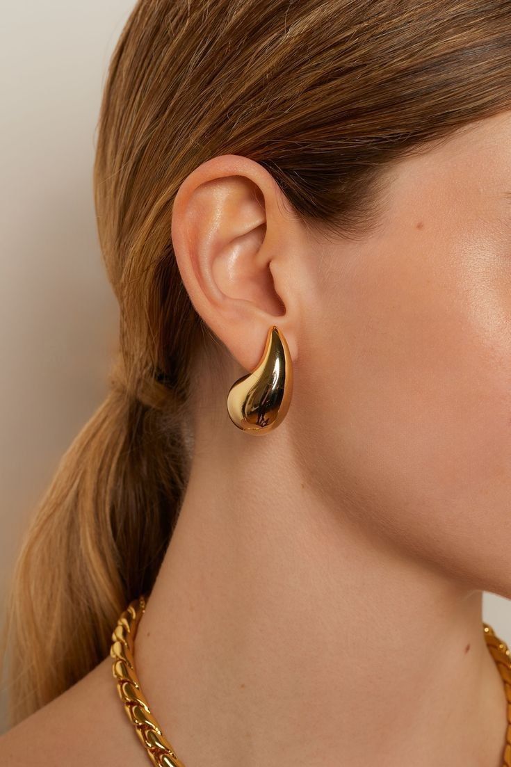 Gold Hoop Earrings