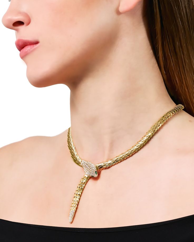 SNAKE CHAIN WITH MAGNET