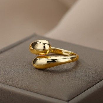 GOLDEN SNAKE CUFF RING