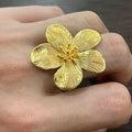 Petal Design Gold Ring