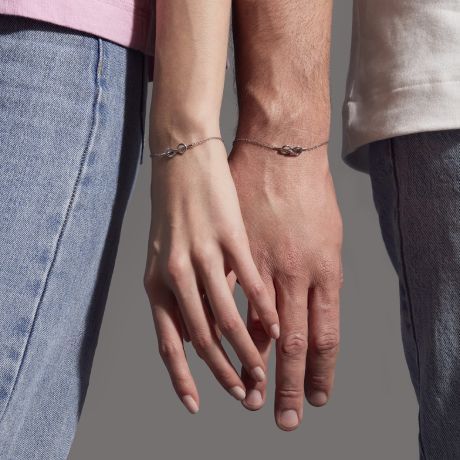 MINIMAL INFINITY COUPLE BRACELET