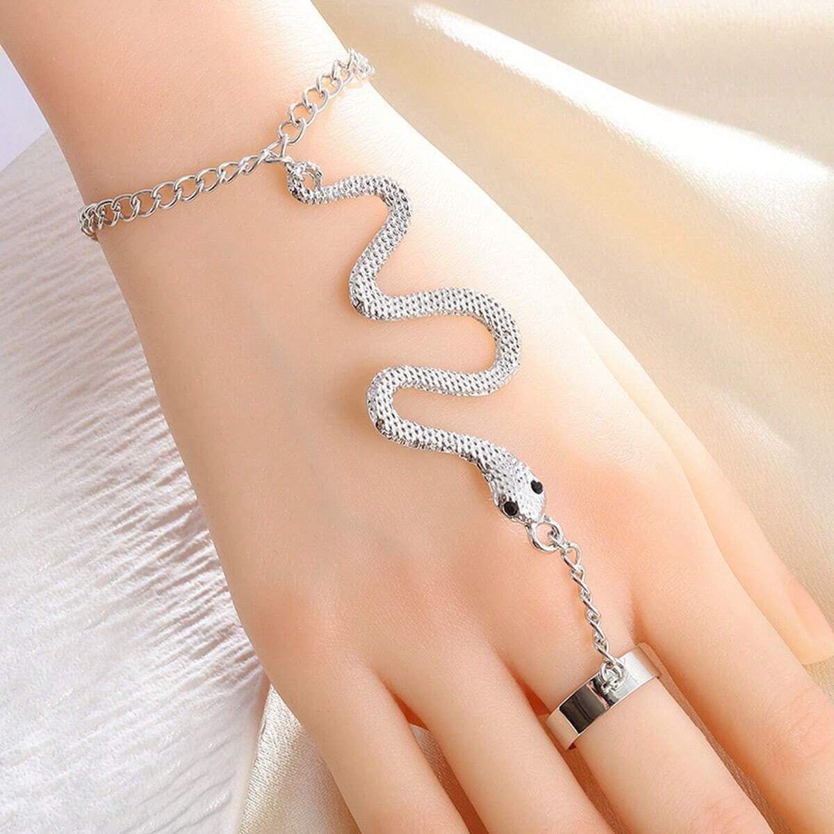 SNAKE SILVER BRACELET