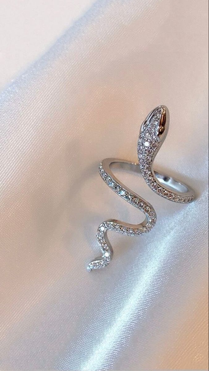 SILVER SNAKE RING