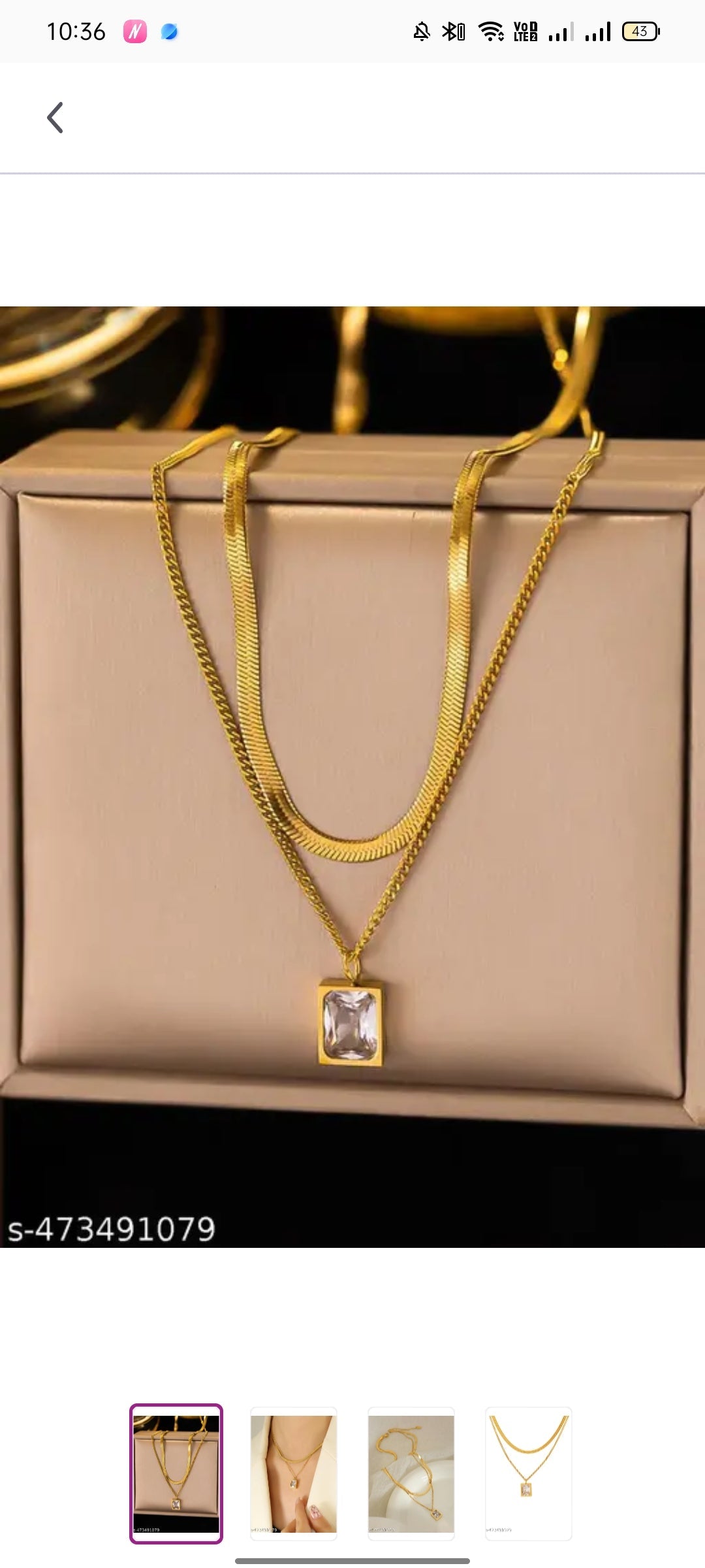 ANTI TRANISH LAYERED CHAIN